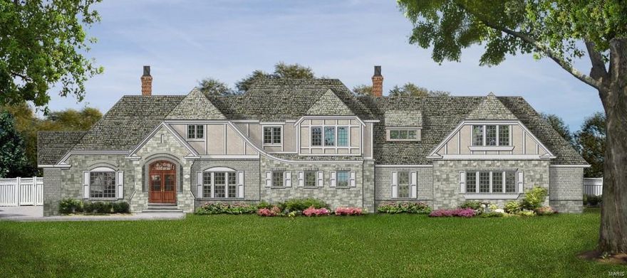 Construction is under way on this meticulously designed spec home on 1 acre in the heart of Frontenac!  Home features 5 bedrooms, 4 full, 2 half baths, high-end kitchen and finishes, masonry exterior, open floor plan with extensive millwork, hardwood flooring, 4 car rear entry garage, 10' basement with bathroom rough-in, irrigation system, many high-performance energy features, and much more!  Act now and choose your finishes.  Floor Plans attached.  For sale by broker/builder/owner. COOL: 14 SEER+