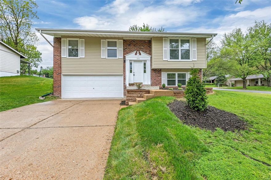 Updates throughout this 4 bedroom, 2 bathroom home on a culdesac with a large corner lot!  Freshly painted (2021) - all walls, baseboards, & ceilings.  NEW carpet (2021).  Updated electrical and junction box (2021).  NEW roof (2021).  NEW landscaping (2021).  As soon as you walk in you will want to stay.  Head upstairs to the large family room w/ plenty of space to spread out.  Step into the eat-in kitchen that steps out to the huge yard!  Down the hall, you will find the master bedroom plus 2 additional bedrooms.  Back downstairs is yet another open living room/bonus room.  Plus an additional bedroom, full bathroom, and laundry.  Plenty of storage in the oversized garage with an area of hidden built-in shelving. And an added bonus, ALL appliances are to stay with the home!  Just minutes to schools, shopping, and entertainment.  You don't want to miss out on this home!