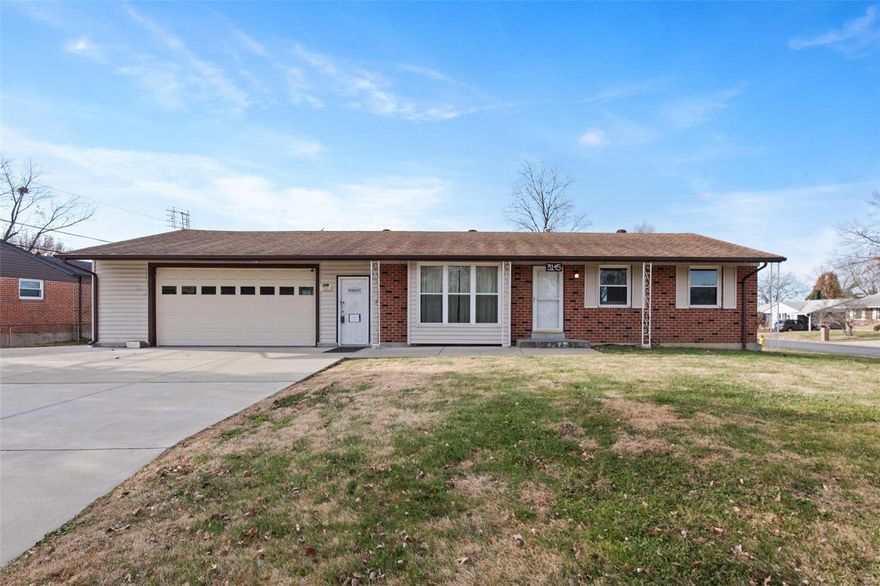 You don't want to miss this one.  Large Living room with huge picture window.  Hardwood floors in Living room and all bedrooms. Kitchen has newer custom kitchen cabinetry with neutral counters, Microwave 2021. 2 panel white doors and ceiling fans throughout. Lower level has 35x11 Family room area with an additional full bath, plenty of storage space with built in shelves and closets.  If you are in to having LOTS of space in the garage you'll appreciate this -- The 2-car garage is oversized with built in heat source, window a/c and service door to level backyard.   The concrete driveway, additional parking space and patio was poured 2018.  Furnace & A/C 2019, and Gutters 2016.  Refrigerator 2017 (stays),  Garage door & Roof 2012, new windows were installed 2007. Endless possibilities  Come and check it out!  This home won't last long.