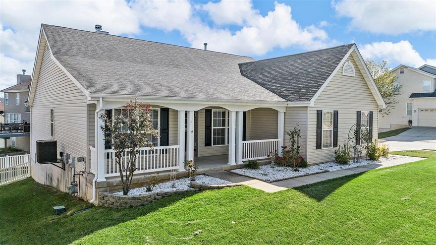 Looking for a sprawling Atrium Ranch?   HERE IT IS! 5 bed, 2 bath.  This massive, open floorplan is perfect to entertain family and friends. Brand new LV flooring throughout main level. Entire house freshly painted.  9ft ceilings on main level.  Large family room w/wood burning fireplace that opens nicely to the spacious breakfast room. Kitchen has new granite counter tops with breakfast bar.  There is a separate dining room that could also can be used as an office.  Master Bedroom Suite offers new luxury vinyl flooring, dual sinks, separate tub and shower and enormous walk-in closet.  All brand new carpet in main level bedrooms. Lower level has a 9 ft pour and perfect space to relax with recreation room, exercise room, 5th bedroom, walk-out and rough in for added bathroom.  The backyard has white vinyl fence and a nice size maintenance free deck for your enjoyment.