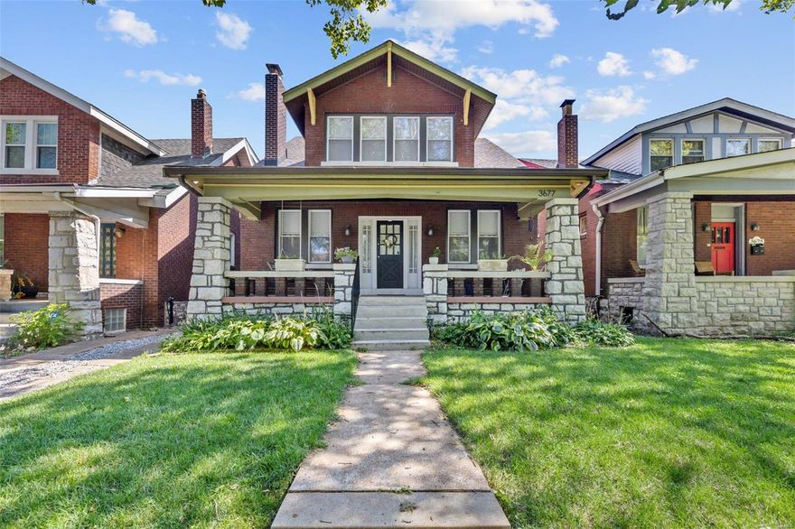 This charming 99 year old Holly Hills home is truly one of a kind! As you approach, you will immediately fall in love with the large covered front porch with porch swing. Through the front door you're greeted with hardwoods throughout, multiple living rooms, one with a fireplace, and a separate dining room. Down the hall we have the main floor bedroom, full bathroom, kitchen with center island with seating, walk in pantry, and separate dining space. The second level features a loft living room with built in shelving, 3 large bedrooms, and 1 full bathroom. Outside you will love the entertainer's private deck, perfect for hosting, which over looks the fully-fenced backyard complete with 2 large apple trees. The 2 car garage is a huge bonus feature for this great home! The unfinished, walk out, basement boasts huge potential! The space, charm, and location simply can't be beat! Open Thursday 5-7pm.