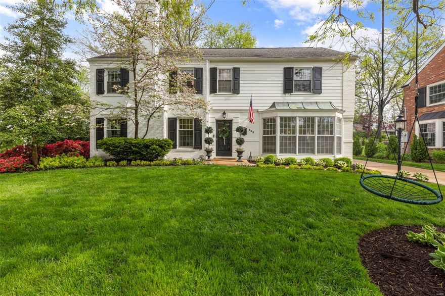 Welcome to this picturesque home on one of Kirkwood’s most beloved tree-lined streets!
From its lush landscaping & elegant bay windows to its spacious layout, this home is both charming & ideal for families. The bright LR features stunning windows, a cute bookshelf, & a cozy fireplace.  Enjoy meals in the paneled DR that opens to a delightful, screened porch—perfect for relaxing mornings. The expansive kitchen is a dream w/ a breakfast bar, solid surface countertops, a classic subway tile backsplash, & direct access to a warm & inviting family rm complete w/ built-ins & a breakfast area. The main level also includes a fabulous powder rm & mudroom. Upstairs, the primary suite boasts a new bath. 3 additional bedrooms, another full bath, & a versatile bonus room. The finished LL is a fantastic space for kids to play. Gorgeous hardwood flrs run throughout the main & 2nd flrs. Enjoy the lovely backyard, perfect for outdoor entertaining, & a 2-car garage completes this exceptional home. Additional Rooms: Mud Room