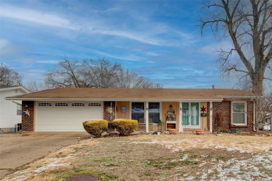 This move-in ready, 3 bedroom ranch offers beautiful and expansive space for a large family with hardwood flooring in all three bedrooms, luxury vinyl-plank flooring in expanded Family Room which is open to Dining Room and Updated Kitchen.  Chef's Kitchen features granite counter tops, updated backsplash and newer appliances with island and plenty of space!  Basement offers SO MUCH: Sleeping Room, pool table, gaming area and FULL bathroom.  2015 drain tile and sump pump professionally installed.  2-car garage with shelving and storage space.  Level and fenced backyard with extended patio and shed with electric.  Sellers prefer a couple of months to closing to allow them to find their next home; Buyer flexibility is appreciated in this regard.