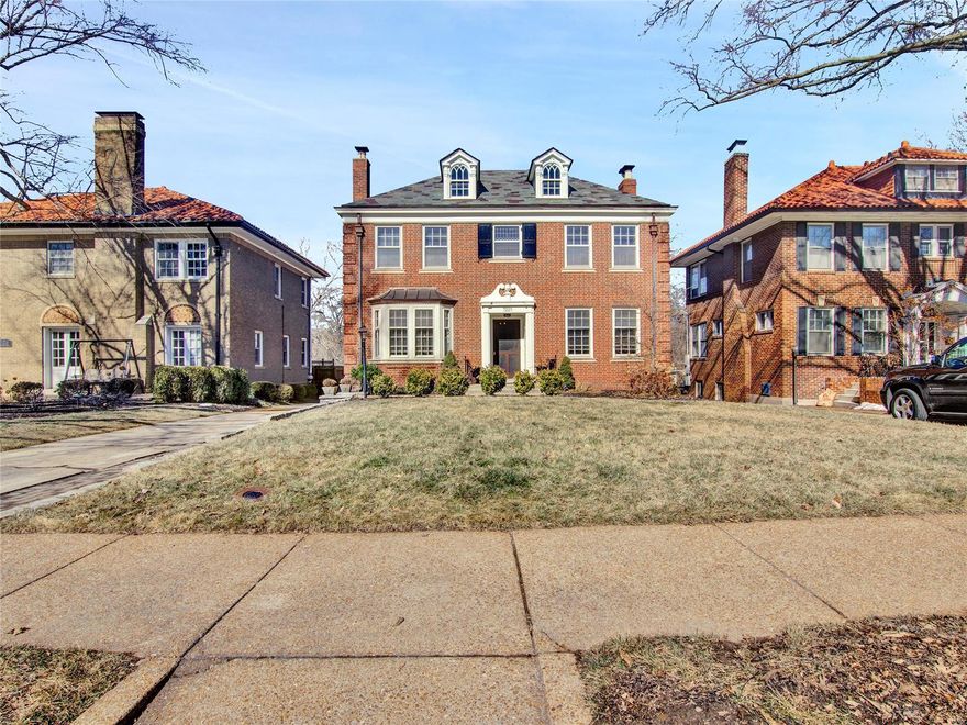 Masterfully updated to match all craftsmanship from 1937 and todays comforts.  New bar station.  New Slate roof with copper gutters and downspouts.  All new bathrooms.  Radiant floors in the new MB.  New water heater.  Added another HVAC zone.  New sewer lateral lines.  2 new sub pumps and pits.  Finished half basement with room for more with a new deep poured foundation.  All new water lines. New larger water line to the main line in the street .  Added new 2nd floor laundry.  New lawn irrigation system.  Chefs kitchen with lots of open space and tons of light.  This house has a great flow for entertaining.   Located perfectly between Forest Park/Wash U. and Clayton.
7221 Maryland is Agent Owned