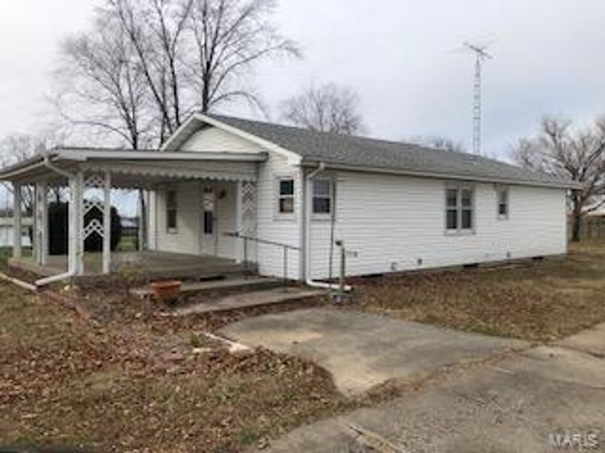 Country living at it's finest.  This 3 bedroom, 1 bath ranch style home sits on 10 gorgeous acres.  1232 s.f. m/l on the main level.  A full basement with a roughed in second bath.  New updated windows.  1144 s.f. m/l detached garage/wood shop.  2 separate outbuildings for storage.  2 ponds.  A covered side porch to enjoy the peaceful setting of your new home.  Don't miss out on this one!