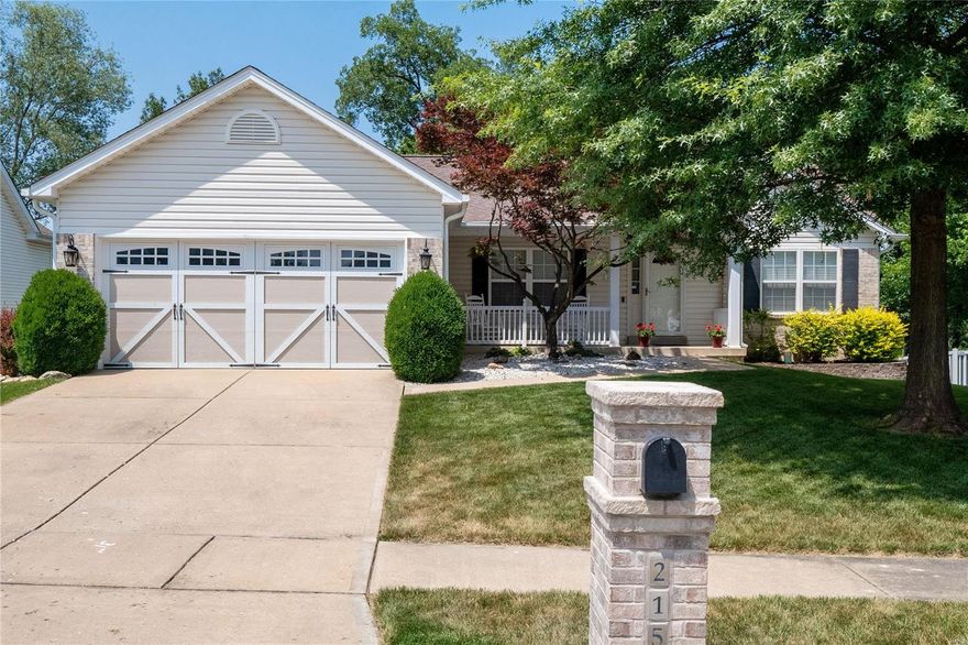 Welcome to your dream home in Wentzville! Nestled in a picturesque location, this stunning 3-bedroom ranch offers the perfect blend of comfort, style, and convenience. The spacious open floor plan that maximizes space and provides a warm and inviting atmosphere for you and your loved ones.  The kitchen has granite countertops and stainless steel applicances. The master bathroom offers a soaking tub, seperate shower, and double sinks. Split bedroom floor plan, finished basement with recreation area and a full bath. Backyard is an oasis with tons of greenery and privacy. The spacious deck was recenlty upgraded to composite! Enjoy easy access to a variety of amenities, including shopping centers, restaurants, parks, and top-rated schools.