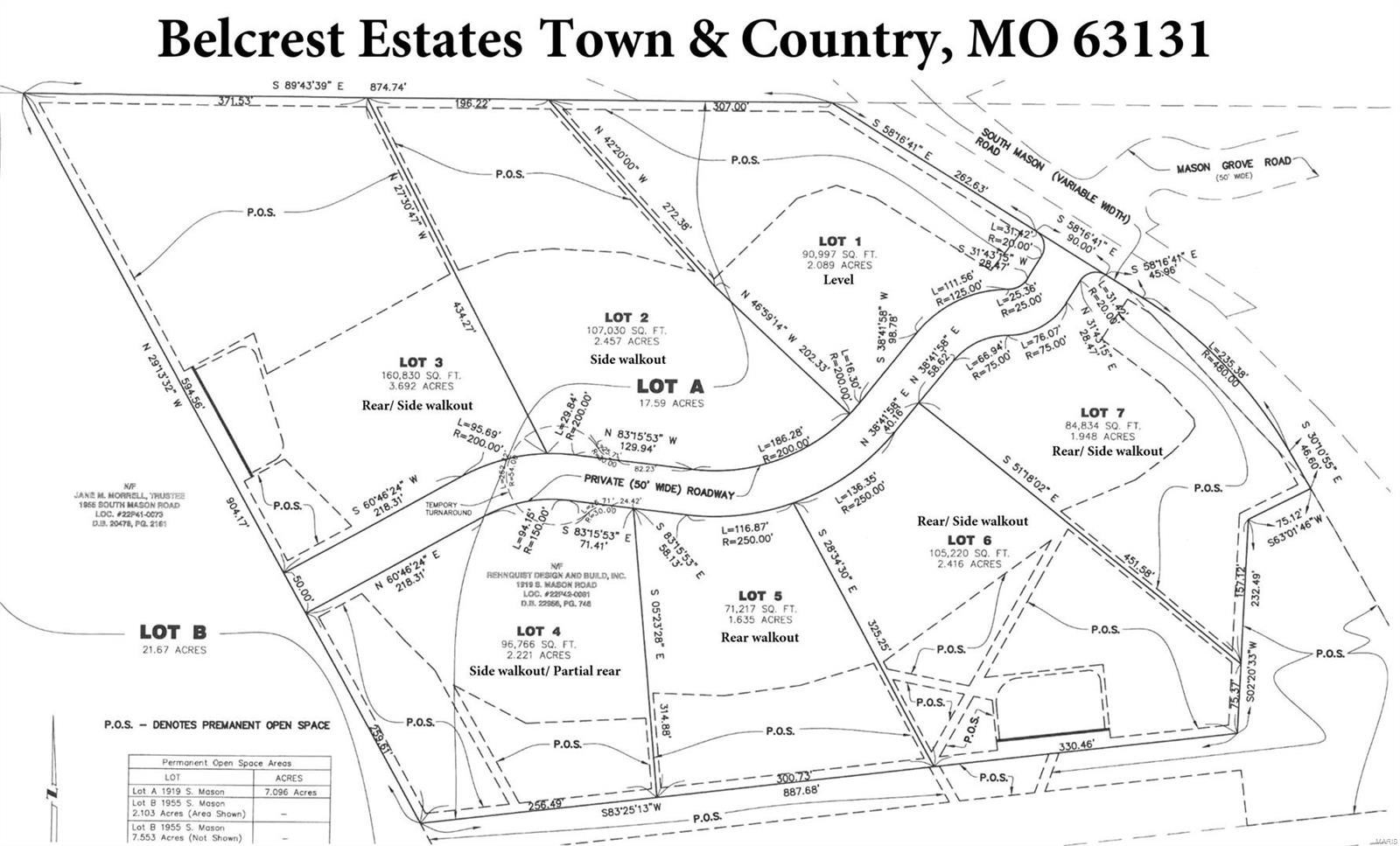 Belcrest Estates TBB - Residential