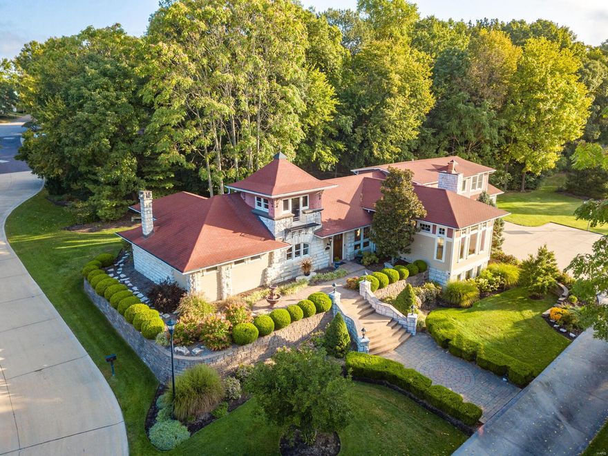 Come experience this warm & inviting living piece of Kirkwood history--The 1891 Frisco Train Depot * Stylishly updated for today’s most discriminating buyer! Upscale causal comfort * This dramatic one-of-a-kind 1.5 Sty says you’ll love living here!  5BDs/4.5Bth/5099 TLA/HUGE 3CGar * Extraordinary GreatRm w/Gas FP & 12’ beamed clgs * Inspiring DinRm w/21’ vltd clg * Spiral stairs to Conductor’s Tower/private office * Fantastic Cook’s Kit w/Prof Grade 48” 6-Burner Gas Oven/Cntr Isl/Wlk-in Pantry/Wet Bar/Mn Flr & 2ndFlr Laundry* Beautiful 1st Floor Mstr w/impressive 1891 Stone Dec FP * Sumptuous Bth w/htd flrs/BainUltra aroma/color spa tub & Huge Wlk-in Clst * Peaceful SunRm is a haven * FinLowLev: In-Law Qrts w/5th Bd & full bth * Fun 1890’s style TheaterRm w/new Sony 4k high-def projector * Original 24”stone walls! Sprklr & SecSys * Peaceful, private location/minutes to DT Kwd * Hop on 270! Want more? Buy separate 1-acre lot w/pickleball ct & woods (package price $1.65M) * All Aboard! Additional Rooms: Sun Room