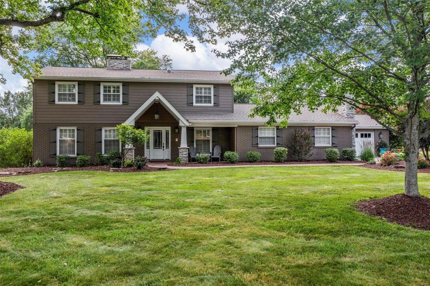 Step into this luxurious 1.5-story, 5 bed residence, ideally positioned in a very convenient location. The large vaulted great room is a focal point of the interior, featuring a gas FP, skylights & 3 walls of windows that flood the space w/ natural light. Connected to this grand space is a beautiful office w/ FP. The expansive main floor master is complete w/ its own ensuite bathroom, private sitting area & FP. Upstairs find another main bed w/updated bath, 3 spacious beds and a well-appointed guest bath. The outdoor space serves as a seamless extension of the indoor living space featuring a covered patio with awnings, enclosures & heater for 3-season use and provides an inviting setting for vibrant gatherings. The outdoor kitchen offers a culinary sanctuary, equipped w/ top-of-the-line grill/hood/bar area. Yet, the crowning jewel of this outdoor retreat is undoubtedly the pristine saltwater pool & private 1 ACRE backyard. Add features: Oversized garage. Plantation shutters throughout.