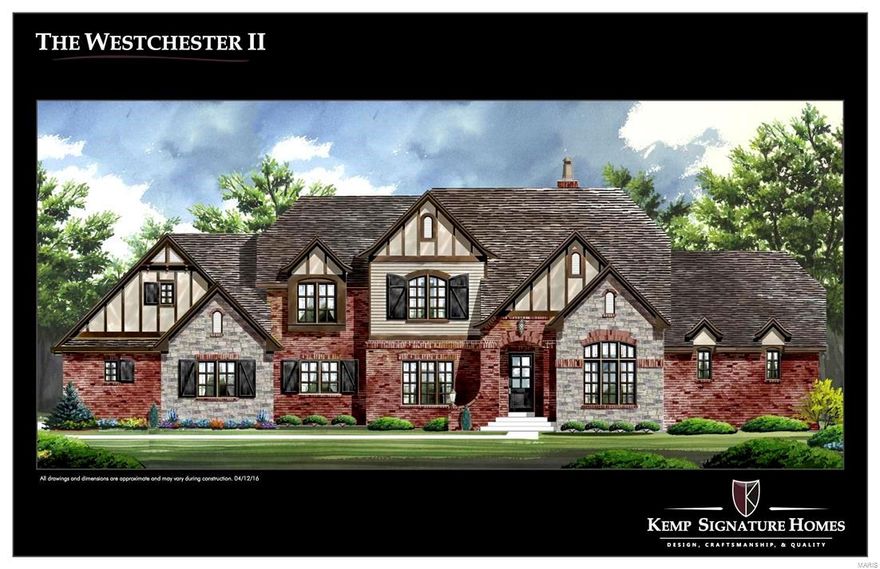 Rare opportunity to custom build with Kemp Homes on spectacular 1 ac. lot backing to Westwood CC Golf Course! The architectural plan features a nice blend of brick, stone, & cement board/batten siding. Anderson windows. 4 car garage THIS HOME HAS IT ALL! Circle drive leads to covered front porch. Welcome your guests to a vaulted Foyer flanked by Dining Rm&Study. FLOOR PLAN HAS GREAT FLOW! Entertain in the Kitchen&Breakfast Rm that opens to a 23x20 Hearth Rm & 16x16 Covered Outdoor Living Rm. Walk in Pantry/Wet Bar & Butler's Pantry. 1st&2nd fl laundry rms. 2 powder rms. Master Suite has a 1st class bath w/oversized shower (with his/her separate entrances) & showpiece free standing tub. Have a party in the 20x10 master closet & separate dressing area w/ coffee bar! 2nd Floor has 3 ensuite bedrooms all w/ walk-in closets. 2nd Floor 19x13 Bonus Rm. 2/10 Bonded Builders warranty. ONE OF ONLY 5 HOMES IN VOUGA THAT BACKS TO WESTWOOD COURSE. Call for private meeting w/ Builder.