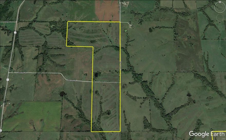 This farm, which is located on the Mercer/Putnam Line, features 170 acres currently enrolled in CRP at $90/acre and expiring in October 2022. The CRP contract allows 10% of the 170 acres to be planted in food plots. Currently have a cash rent bid for $165/ac but CRP contracts are coming in higher than before. Three ponds located on the property with nice timber throughout the farm for coverage. The property is known for large whitetail deer, as well as a large quail and pheasant population. New access trails recently added. Two sniper blinds included.  This piece is very secluded with dead end roads on the North and West side. A 30×42 cabin with garage is currently being built on the property.