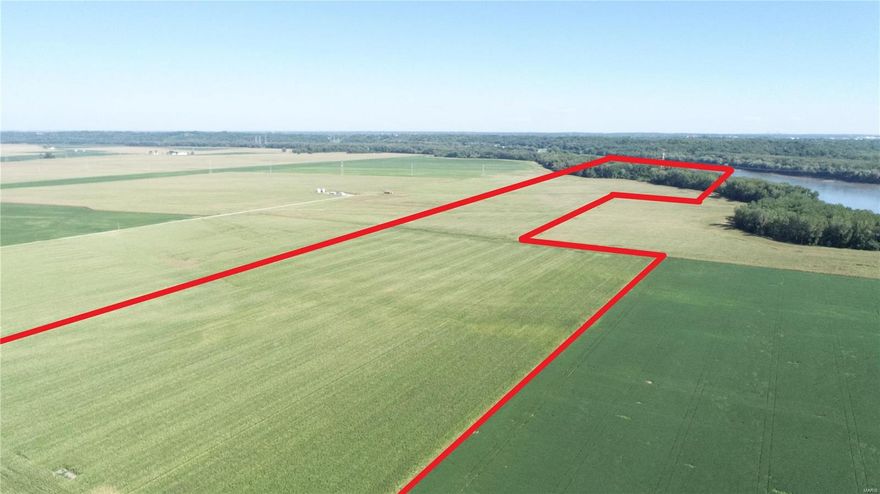 Opportunities to own prime tillable acreage in St Charles County don't come up very often! With 94+/- tillable acres and the remaining acreage as recreational use property, this farm is a must see! Access to property is paved, asphalt roads with 1,145' of road frontage. 94+/- tillable acres in productive crop land are levee protected. As an added bonus, the remaining acreage consists of wooded, recreational land that borders the Missouri River - perfect for hunting or fishing! Final sale price to be per surveyed acre.