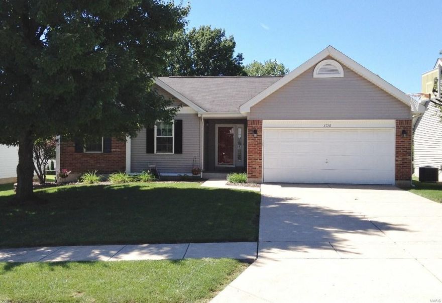 *** Back on Market *** Newer Home in Established Neighborhood. Well Maintained Open Floor Plan Ranch with three Bedrooms and two Bathrooms. Vaulted Ceiling in Living Room with a Wood Burning Fireplace with Marble Surround. Kitchen is Open to the Dining Area with Atrium Doors out to the Patio Overlooking the Large Open Level Backyard Including a 24 ft x 52 in Aluminum Above Ground Pool with Deck. The Master Bedroom Suite Offers a Full Bathroom with Plenty of Counter Space and a Linen Closet, and a Walk In Closet. The Second and Third Bedrooms are a Nice Size. The Finished Lower Level Features an Entertainment Area. There's Plenty of Room for Storage and an Egress Window if the New Owners wanted to add a Fourth Bedroom. Brand New Carpeting and Freshly Painted on Main and Lower Level. Low Maintenance Exterior with Partial Brick Front and Enclosed Soffit and Fascia, 2 Car Garage with New Garage Door Opener and an Extra Service Door to Backyard.