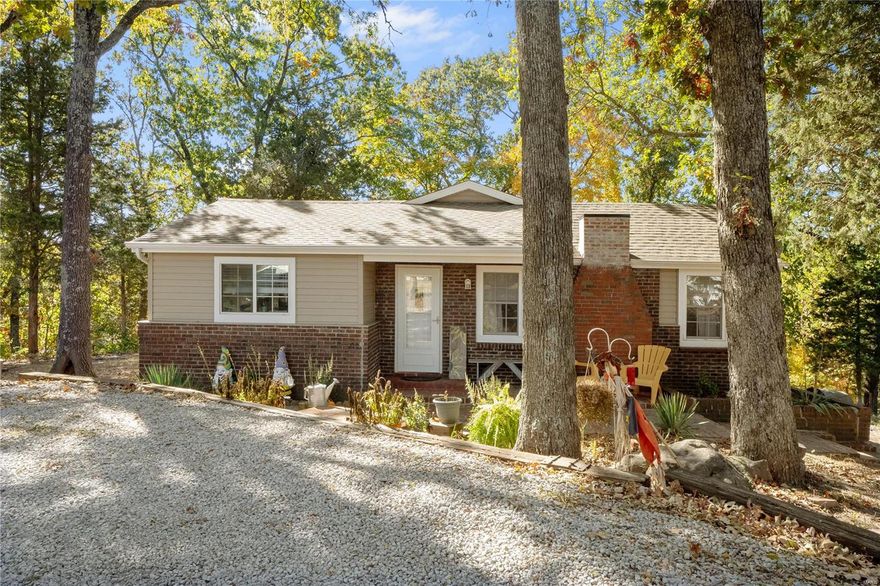 Welcome Home to peace and privacy. This amazing home sits on almost 5 acres surrounded by trees and woods and free of HOA restrictions! This beautiful home has been well maintained with like new flooring, updated bathroom, fresh paint throughout, A/C is new and the roof is only 3 years old! The master bedroom  is spacious with a large walk in closet along with another closet for additional storage. Down the hall you will find 3 more generous sized bedrooms as well. The heart of this home is complete with large cozy living room and separate  dining room area full  of sunshine. The kitchen boast beautiful gray cabinets and a walkout to the screened in porch. Imagine having coffee looking out over your peaceful property! The sellers have already fenced in part of the yard perfect for dogs, goats and chickens. Seller is also offering a one year HSA home warranty! You will not want to miss out on this amazing home!!