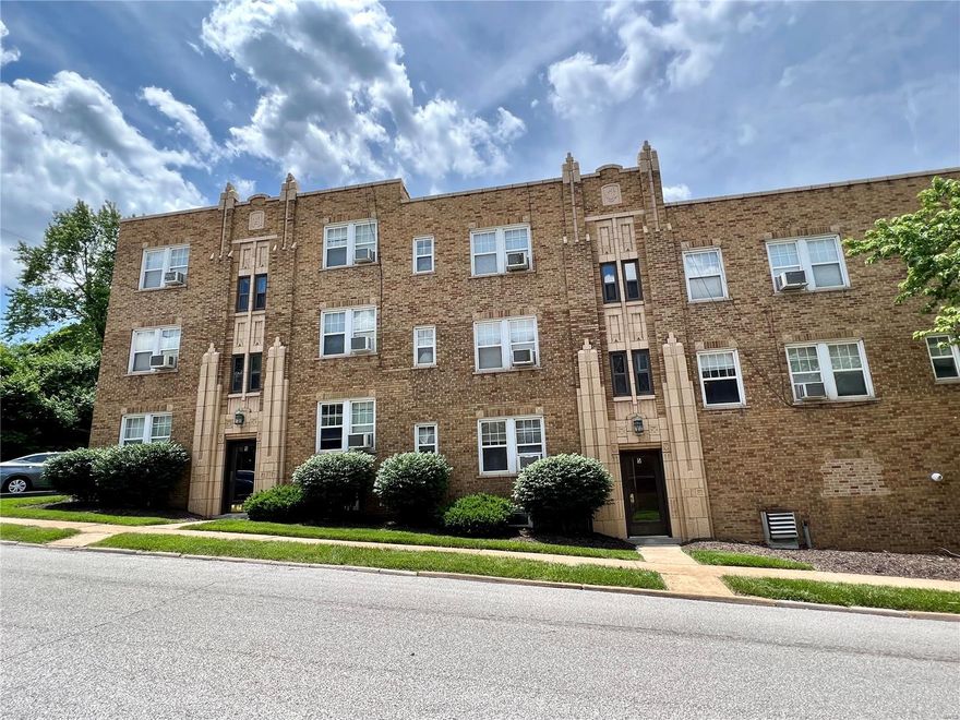 Generational Asset in a Premium Location. Seventeen Heat-Furnished Units (Eight Studio & Eleven 1 Bedroom-1 Bathroom Apartments) include Refrigerator, Oven with Hood Fan & Large Closets,  Storage Unit Included in Basement. New Boiler in 2021. Six Parking Spaces in back. Steps from Downtown Clayton, Washington University in St. Louis, Forest Park & MetroLink. Value Add Potential: Add Washer & Dryer In-Unit, Modernize Kitchen & Bathroom, Customize Closets.