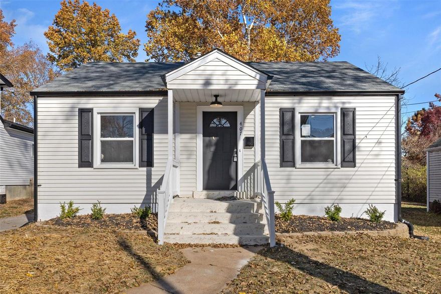 Welcome to this beautifully renovated home on a tree-lined street in Kirkwood! Step inside to the bright living room with gleaming hardwood floors that run throughout the main level. The kitchen boasts quartz counters, stainless steel appliances, subway tile backsplash, and 42 white cabinets w/crown molding. It flows into the dining room with plenty of windows with views of the backyard.
Four bedrooms and full bath with tile-surround shower complete the space. The finished basement has a bedroom, full bathroom, rec room perfect for game tables and relaxing with friends and family. An unfinished area for storage with a walk-up to the backyard completes the basement. Enjoy the warmer months on the deck overlooking the backyard. Just moments from all of the shopping and restaurants in Kirkwood, this home is one you won't want to miss!