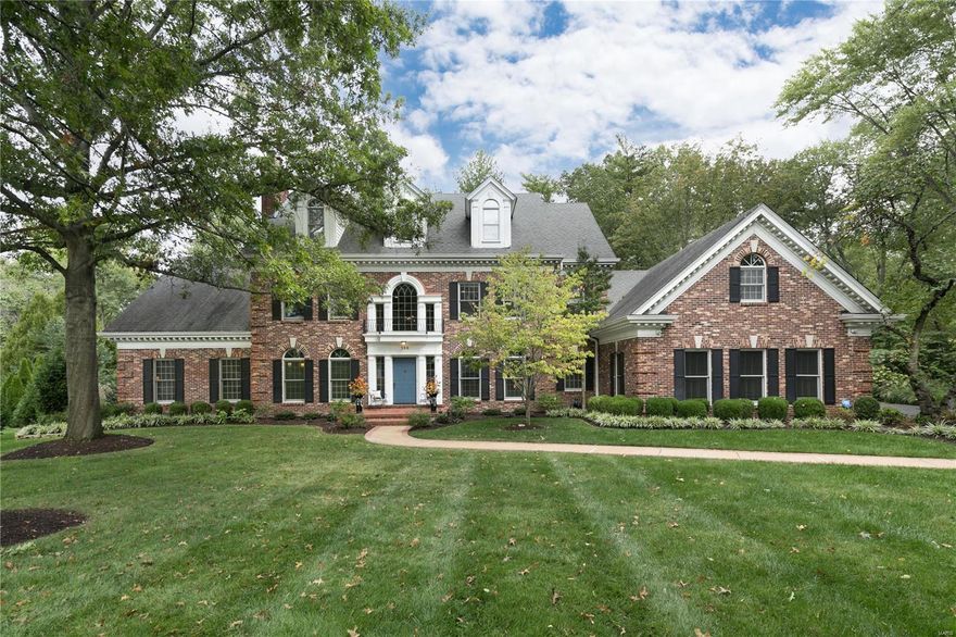 Stunning renovation! Nestled on a private lane & backing to woods, this spectacular Johnson-built estate features gorgeous spaces inside & out. Enjoy outdoor living at its best with pool, hot tub, patio & lush one acre setting. This 4 plus bed, 6 full/one half bath home features incredible detail & quality finishes throughout with beautiful millwork, soaring ceilings & over 6,500 sq ft of total living. 2-story entry opens to elegant staircase, paneled den, dining room, powder room & dramatic great room w/ sophisticated wet bar opening to outdoor living. Not to miss newly-updated chefs kitchen with quartz countertops & adjoining breakfast room/hearth room. 1st floor primary bedroom suite w/ fireplace & beautifully updated & appointed bath. T-staircase leads to 3 ensuite bedroom suites with additional upstairs family/play room. LL includes  rec room, extra family or bedroom, office, exercise room, 2 full baths and storage. Plus 1st floor laundry room, 3 car garage and GEOTHERMAL system!