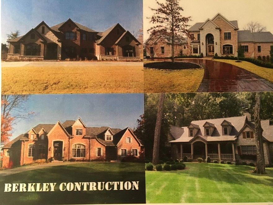 Another new custom home coming soon by Berkley in sought-after Arbor Road subdivision in Ladue Schools on gorgeous wooded 1.08-acre site.  This is a wonderful opportunity to choose your colors and finishes for  a four bedroom, 3.5 bath Ranch or 1.5 Story  style plan with approximately 4,000 square feet.  Your plan or ours. Buyer can also purchase lot and use your own builder. Attached elevation photos are examples of previously built Berkley homes.  Exact floor plan and elevation still to be determined. You will love the gourmet kitchen, luxury master suite, wood floors, and beautiful millwork.  Premier neighborhood with several other new homes on Arbor Rd, and walking distance to both Old Bonhomme School and Stacy Park.  Convenient to highways, the airport, and Clayton.  One level living with broad appeal to buyers of all ages! OK to walk the lot. Additional Rooms: Mud Room