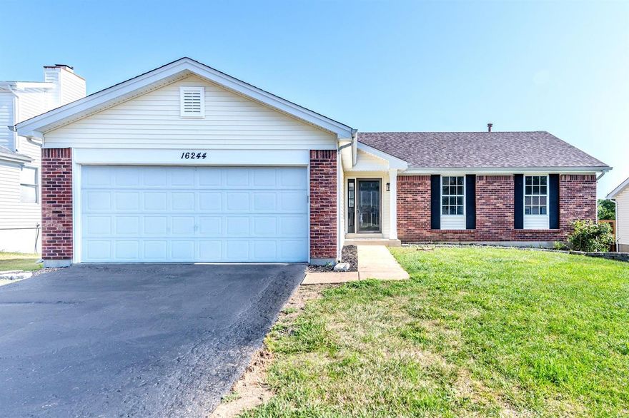 Property is agent owned.  3 bedrooms, 2 full bath completely renovated ranch home in Rockwood school District! This home has been gorgeously updated through out with a clean look, including updated kitchen and bathrooms.  Spacious kitchen with granite bar countertop and new white shaker cabinets.  Brandnew Stainless steel refrigerator, microwave and dishwasher included.   The unfinished walkout lower level offers storage and is plumbed for a 3rd bathroom.