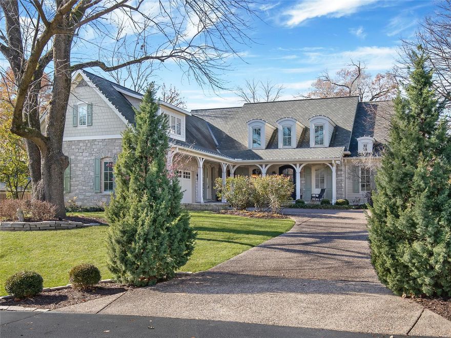 This Slavin Home is well designed, exquisite & charming w/ quality & upgraded finishes throughout! The entry foyer leads to the office w/ vaulted shiplap ceiling & the dining room, both w/doors opening to the covered porch. The gracious great room has multiple French doors to the lovely landscaped yard. The gourmet custom kitchen has beautiful built-ins, custom cabinets, solid surface counters, farmhouse sink, premier appliances including refrigerator drawers & a breakfast room. The vaulted & beamed hearth room opens on each side of the fireplace to the outdoor covered porch & fireplace. Main floor master with coffered ceiling, opens to a patio, has his & hers closets & luxurious bath w/double vanities, marble tile surround shower & soaking tub. There are 3 additional beds & 3 full baths upstairs. A back staircase leads to a separate apartment w/a 4th bed & full bath. Add in a mudroom, laundry on 1st & 2nd floors and a LL with generous workout room, rec room, half bath & bar! Additional Rooms: Mud Room