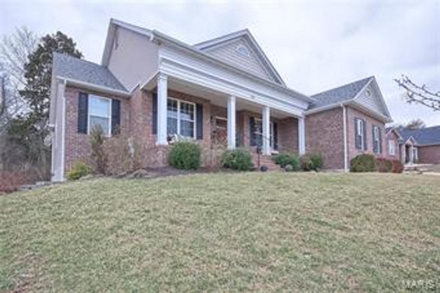 Remarkable ranch home in Cedar Berry Estates! This home offers features galore! Elegant foyer with maple hardwood floors opens to both the formal dining room and great room! The great room offers wood-burning fireplace with built-in bookcases and crown molding is in abundance! The kitchen offers 42" maple cabinets, stainless steel appliances, pantry, breakfast bar, and granite counter tops! The popular divided bedroom floor plan allows for the spare bedrooms and full bathroom to be located on one side of the home, with the luxury master suite is offered on the other side of the home! Speaking of the master suite it offers double vanity, whirlpool tub, separate shower, and walk-in closet! Don't forget the office/den located just off the foyer area! Head downstairs to an over-sized family room area, along with a recreational room, full bathroom, and large bedroom and walk-in closet! The basement is already setup for future wet-bar! All of this located on 1/2 acre lot! Backs to trees!