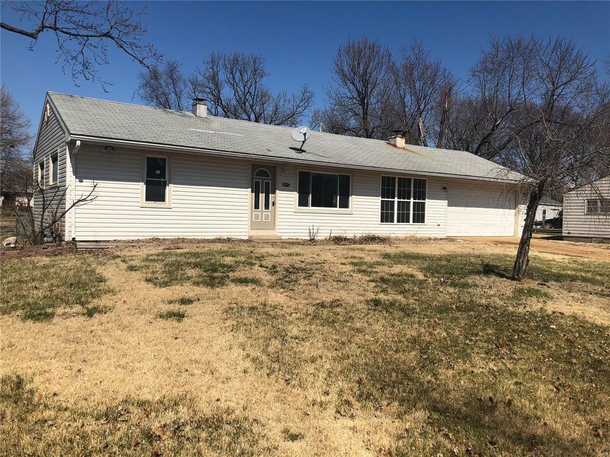 PRICE REDUCED! OUTSTANDING OPPORTUNITY! Home features 2 bedrooms, 1 full bath, and some hardwood floors! The rooms are bright & spacious. The fenced back yard is level with a large shed! Updated electric panel, kitchen & bath!  Newer windows, vinyl siding & over-sized 2-car garage make this one a winner!  Bring your finishing touches here to make this home shine! Property is to be sold in its current as-is condition with no warranties or representations by the Seller. Seller will not make repairs nor provide any inspections. Seller's addendum is required after terms of sale are agreed upon. Special Sale Contract (Form #2043) required. Proof of funds or pre-approval letter required with offer. SpecialListingConditions: Foreclosure