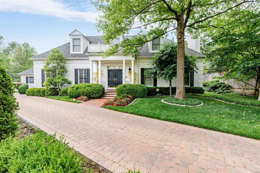 Beautifully finished 5,475 sq ft home. 4 bedroom, 7 bath in Ladue School District. 10 ft ceilings. Large gracious rooms. Exceptional millwork. Hardwood floors. Marble foyer. Lovely eat-in Kitchen with center island, gas range, double ovens, two dishwashers, and oversized pantry. Living Room/Study boasts gas fireplace with marble surround, plantation shutters, and glass French doors to Foyer. Beautiful custom paneled Family Room with views of rear terrace/gardens, gorgeous fireplace, & walk-behind wet bar. Main floor En Suite Master Bedroom has two separate walk-in closets. Master Bath includes dual vanity, BainUltra soaking tub, and marble finishes. 3 additional bedroom suites with full baths. Over 2,000 sq ft finished basement with additional storage rooms, wet bar, rec area, sleeping area, exercise area, & full bath. 3 car heated garage. Private terrace with gazebo. Wonderful home for entertaining. Haverford Terrace is a 10 home community with common landscape maintenance.