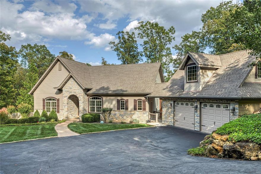 Beautiful LAKE ALPINE  home nestled on over 3 acres of woods for complete privacy, with a gentle, winding golf cart trail that leads to over 200' of waterfront & landscaped beach in a beautiful cove of Alpine. Open neutral space, wall of windows overlooking the grounds & lake, & spaciousness throughout. Perfect for entertaining w/gourmet kitchen, stainless appliances & room for gathering, inside & out on the deck, screened porch & waterside dock. The main level features a master suite, ensuite guest room, a library w/built in bookshelves and a Vermont soapstone wood-burning stove to keep you toasty on winter nights. The lower level has 2 more bedrooms w/water views, a rec area & entertainment kitchen, large workshop+storage. In addition this lot has 5 adjacent acres of common ground to enjoy the wildlife and seclusion. Additional Rooms: Mud Room