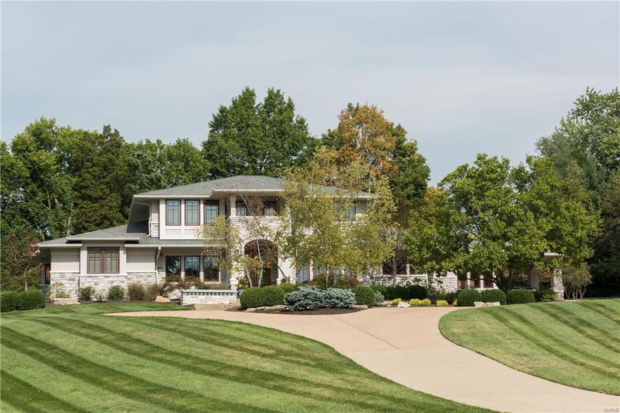 This beautiful, KV Sanders custom built home is situated on a 1.61 acre lot in the established neighborhood of Balcon Estates. It was built 13 years ago with exquisite detail resulting in an elegant yet functional floor plan designed for today's living. Featuring over 5000 square feet of living space, the main level has an open light filled entertaining design. The main level also features a large master suite, laundry room, office/bedroom & 2 half baths. As you climb the stairs to the second floor you enter a large family room with built-ins perfect for the children's homework/study area & 3 additional bedrooms each with its own bath. The lower level has a wonderful workout room & a full bath with the ability to finish the additional space if needed. Home has its own generator should there be a power outage. Fish tank can stay or will be removed at buyer's choice. To top it all off this spectacular location is located near Mercy Hospital off Conway Rd with easy access to highway 64/40