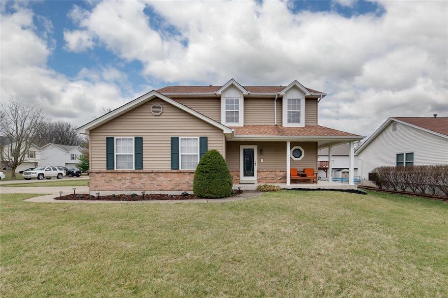 Check out this beautifully updated two story 3 bed, 2.5 bath sitting on a corner lot in desirable Briar Meadows! With side entry 2 garage, this home greets you with a covered front porch! You are welcomed into a large open family room! Your kitchen features painted cabinetry, updated countertops, tile backsplash, & ss appliances. Step out onto the covered back deck, the absolute perfect spot to entertain family and friends just in time for warmer weather! Head upstairs to find 3 generously sized bedrooms and two full baths. Master bedroom suite offers vaulted ceiling, lovely bay window, and plenty of closet space! Your lower level is wonderfully finished, offering spacious family room with a storage area. Tucked away from the main road while close to restaurants, shopping & schools, this home has everything you have been looking for! Don't miss out! Schedule your private showing today!