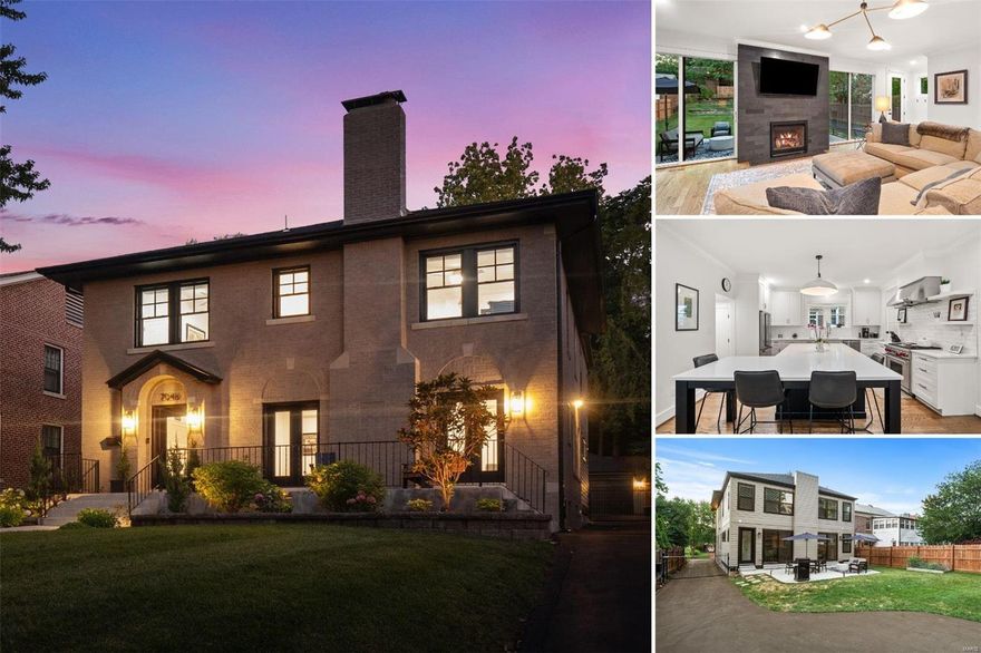 We are pleased to introduce 7046 Maryland Ave! Completely renovated from top to bottom, this home boasts beautiful hardwood floors throughout & a chef’s dream kitchen featuring an oversized center island, Wolf appliances & walk-in pantry. The main floor offers both a formal living room and family room accentuated by two fireplaces, perfect for cozy gatherings & dining area. The spacious primary ensuite is a sanctuary w/ walk-in closet & stunning bath w/exquisite, heated terrazzo floors, walk-in shower and soaking tub offering a spa-like retreat. Upstairs, find an additional living area, ideal for relaxation or entertaining. The partially finished basement offers a large recreation area, full bath & storage. Outside, enjoy the beautiful patio in your private backyard oasis, perfect for outdoor dining & leisure. Every detail in this home has been meticulously crafted for comfort and elegance. Don’t miss the opportunity to own this extraordinary residence-schedule your private tour today!