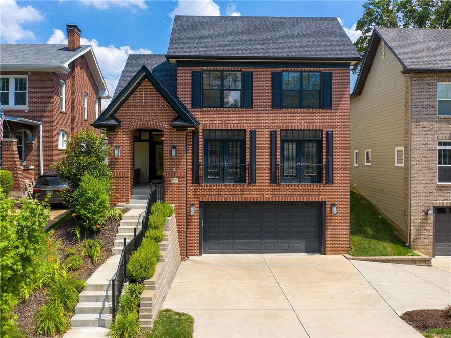 This jetsetter’s home offers Savoir Faire and Chic Sophistication. Really, when it’s all said and done, isn’t newer just easier and more exciting? Architect designed for your individual lifestyle, this house combines the luxury of newer construction and most desired Central Corridor location; walkable to downtown Clayton and UCity Loop. The first floor is masterfully configured for both entertaining en mass or intimate evenings alone with that special someone.  Hardwoods throughout with separate dining room and office. Crowned with a wide open kitchen/hearth/breakfast room overlooking the large level backyard. The master ensuite boasts contemporary style with 2 large walk-in closets and full ensemble in the bathroom.  3 additional bedrooms and 2 full baths complete the upper level.  Plenty of room in the oversized garage which opens to a mud room, full bath and a studio waiting for your gym equipment and workout buddies.  Backyard has ample space for garden, games and outdoor fun. Additional Rooms: Mud Room