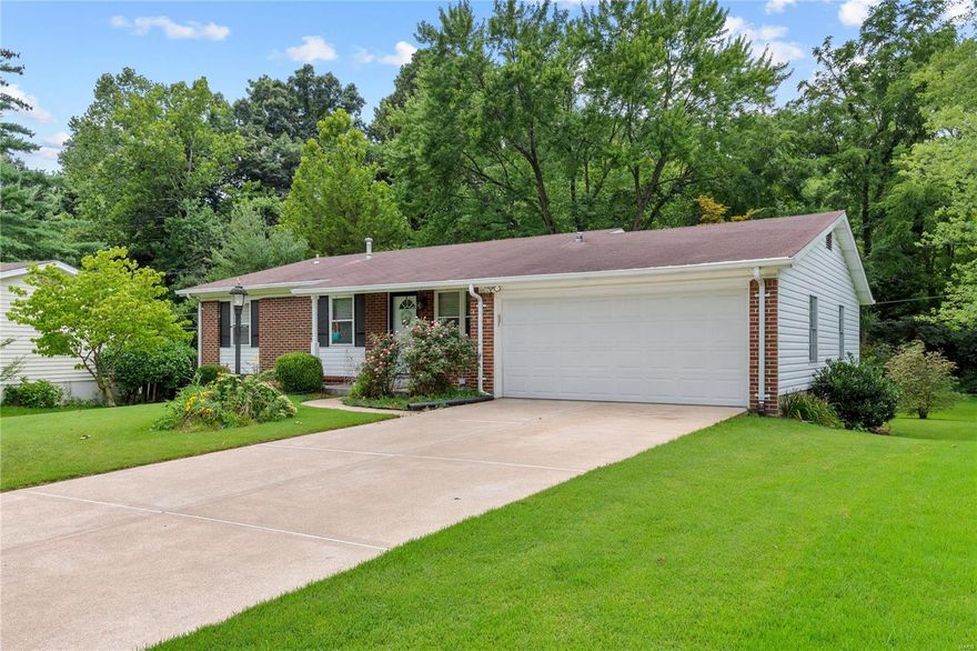 Located close to plenty of shopping areas and parks this lovely 3bd/2ba ranch home is full of bells and whistles and is sure to sell fast. This lovey home features an all brick front exposure, spacious two car garage, nice landscaping, large back yard (backs to wooded common ground) and a large deck. A nice sized living room welcomes you to this beautiful home. Around the corner is a spacious dining area that could also be used as a family room. The kitchen is perfect for a home cook and includes plenty of custom cabinets w/crown moulding, stainless steel appliances, large windows, and serving space. Down the hall are 3 nice sized bedrooms and a full bath. You will love entertaining in the finished basement that includes nice drop ceiling, large entertaining space, huge bar area, half-bath and plenty of storage space. Home has passed Occupancy and ready for move-in!