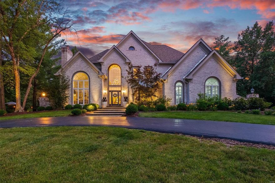 Welcome to your own personal oasis in the heart of Clarkson Valley! Incredible 1.5 story brick home is packed with character,boasting over 5,000 livable square feet of pure luxury. With 5 beds and 4.5 baths,there's plenty of room for everyone in the family to have their own space.Five total fireplaces, with 4 inside and 1 on the patio. Imagine taking a dip in your inground pool,surrounded by lush landscaping that makes you feel like you're on a perpetual vacation. Truly an outdoor entertaining dream come true! The patios provide the perfect space for relaxing and entertaining. Main floor owner's suite is complete with a beautifully renovated bathroom, walk-in closets, and a private composite deck overlooking the pool. The home also features new bamboo floors throughout the main floor. Situated on over an acre of land in a private cul-de-sac, this home offers the perfect balance of space and serenity. This home is immaculate with too many updates to list. See attached features sheet! Additional Rooms: Mud Room