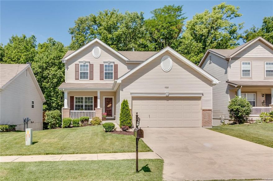 Welcome home to this lovely 2 story home in the highly sought after SPRINGHURST SUB. 3 bedrooms, 2.5 baths, 2 car garage and walk out LL backing to MATURE TREES. The features to this home include.... 9 FT CEILINGS ON MAIN LEVEL, UPGRADED 42" CABINETS W/PULL OUTS ON BOTTOM CABINETS, CENTER ISLAND, UPGRADED APPLIANCES, NOT 1 BUT 2 PANTRIES, COAT CLOSET, NEWER CARPET ON MAIN LEVEL, VAULTED CEILING IN MASTER BDRM WITH LARGE WALK IN CLOSET, LUXURY BATH WITH SEPARATE TUB AND SHOWER & DOUBLE BOWL VANITY, 2ND FLOOR LAUNDRY, BRUSHED NICKEL FIXTURES, WHITE 6 PANEL DOORS AND TRIM, SLIDER TO NEWLY STAINED DECK, ROUGH IN PLUMBING IN WALK OUT LL AND FULLY FENCED BACKYARD. EXTERIOR IS  BRICK AND VINYL SIDING WITH ALUMINUM FASCIA/VINYL SOFFITS & PROFESSIONALLY LANDSCAPED. BEAUTIFUL ESTABLISHED COMMUNITY WITH TREE LINED STREETS & COMMUNITY POOL AND CABANA, BASKETBALL COURT AND DOG PARK. EASY ACCESS TO MAJOR HWYS, WIDE VARIETY OF STORES, RESTAURANTS & ENTERTAINMENT. SEE TODAY BEFORE THE SIGN READS SOLD!