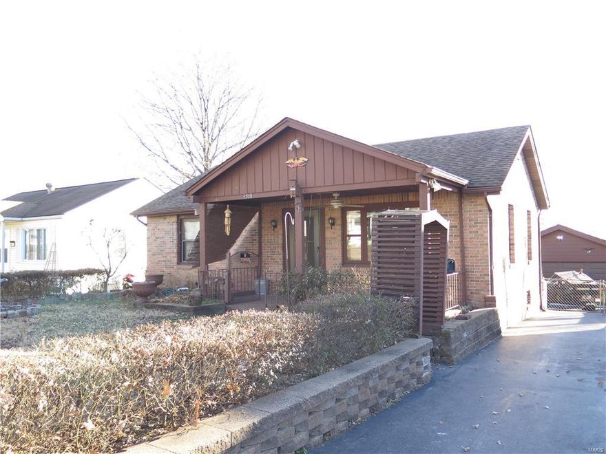 Rare find in Overland, 3 bedroom home with a 2 car garage.  Well maintained brick with main floor laundry and finished walk out basement. All floors laminate or ceramic. Large eat in kitchen walks out to deck. Starter homes are moving fast in this area so schedule today.