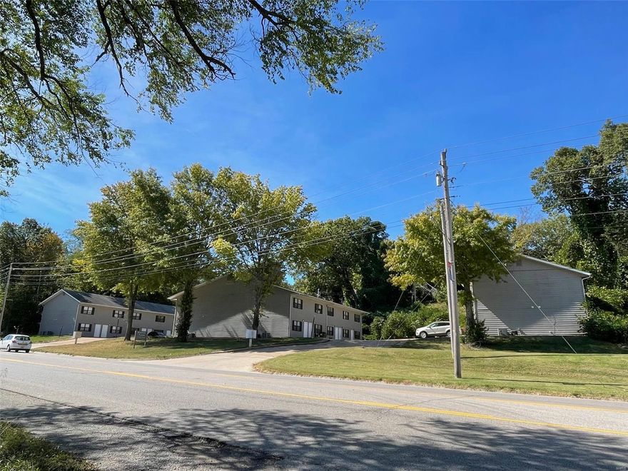 OVER $10,000 PER MONTH IN GROSS RENTS!!! Westside Village is an apartment community located in the heart of Waynesville with quick access to Interstate 44. Featuring 20 units spread over three buildings. All units feature a two story floor plan with two bedrooms and one full bathroom on the upper level, and the kitchen, dining area, laundry room plus a half bathroom on the main level. The living areas are spacious and the apartments have ample room for storage. Units rent from $495 - $595 and there is room to increase rents. 13 units have been partially or fully renovated, 10 new HVAC systems installed and a few new water heaters, with these expenses paid out of the rent. Seller pays for trash service only Call today for additional information!