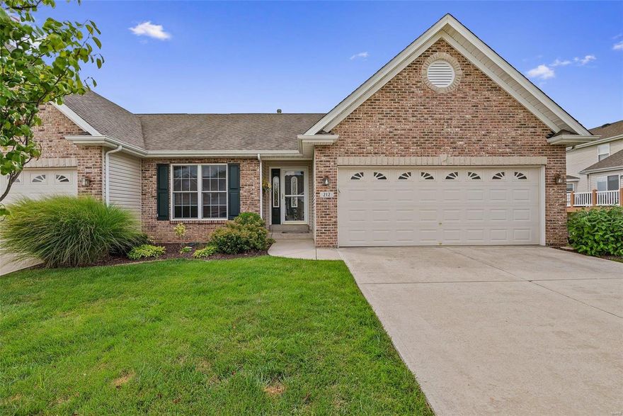 Home to be sold as-is! This open floor plan villa will not last long. The exterior offers decorative brick/stone and vinyl siding, enclosed soffits, architectural roof, inground sprinklers, 2 car garage with keyless entry & a water spicket, covered front porch and a level backyard with a large covered deck &a patio that is perfect for entertaining. Upon entering the custom front door, you will be greeted by soaring vaulted ceilings and upgraded engineered laminate flooring. Some of the features include: 6 panel doors, tilt-in windows, newer thermostat, upgraded sinks/faucets, 2 water heaters, newer furnace, black on black appliances, walk-in closets, central vacuum, separate dining room and a main floor laundry. The walk-out lower level is going to knock your socks off...Full kitchen with a dishwasher, stove and upgraded faucet/sink and custom cabinets, bedroom with a walk-in closet, full bath with a jetted tub, rec/family area and plenty of storage. Hurry before the sign reads SOLD!