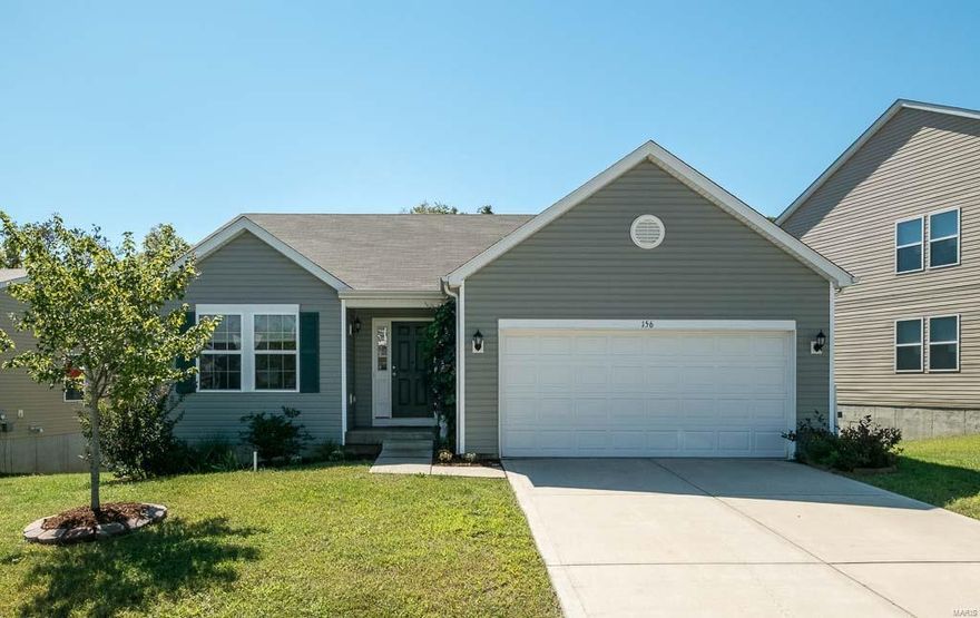 Act Now! Why build when you can buy this Four Year Young Beauty! Fantastic 3 bdrm/2 bath ranch. Its open floor plan is light-filled and offers a neutral color palette.  The kitchen/breakfast room features ample cabinetry, chic appliances, breakfast bar & pantry.  Plus, step out to its freshly stained deck and enjoy mature trees and a view of the walking trail … tranquility!  The Master features its own full bath & walk-in closet.  The secondary bedrooms are generously sized and another FULL bath is off the hallway.  Other great features to enjoy are Main Floor Laundry, walk-out Lower Level, and storage thru-out. This home is conveniently located just minutes from shopping, highways & dining.  Put this on YOUR must see list!  You’ll be glad YOU did!