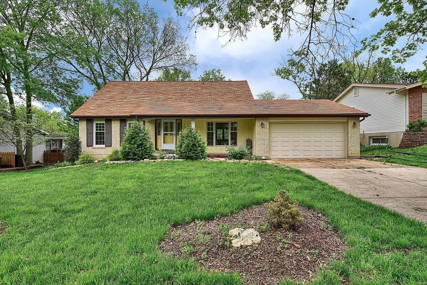 Motivated seller says bring offer on this charming 4BR/2BA, 1.5 story home in the absolute perfect location!  This super convenient floor plan boasts over 2500 sq ft of living space, with partial finished basement.  Gleaming hardwood floors throughout main level that includes cozy family room with fireplace, living room and formal dining area. The light and bright breakfast room opens to a kitchen with abundance of cabinets, built in carousel pantry, stone backsplash and new garden window.  Main floor laundry, main floor master and 2 large bedrooms upstairs that share another full bath.  Partial finished basement and bonus room for an office/den or playroom.  
Gorgeous fenced in yard with mature trees and fabulous landscaping complete with a large patio to enjoy this summer! Oversized insulated garage that is also accessible to backyard is a bonus. Only minutes from excellent school district, shopping, restaurants and retail plus major highway access.  1 Year Home Warranty included!