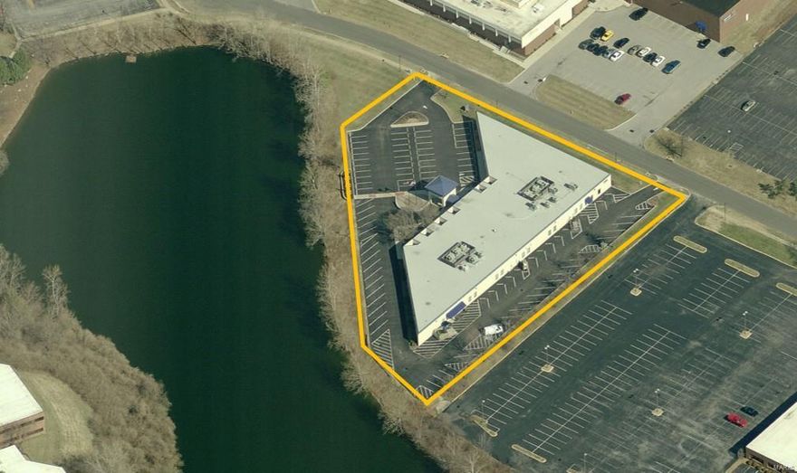 Office Building located in the Brown Campus in Hazelwood, MO now available for sale.

The 23,802 S.F. building was built in 1985 on 1.96 acres and was extensively renovated in 2005. The building was renovated with high-end class A finishes. The building is built-out with 69 Cubes and 31 Private Offices.
Building amenities include a Fitness Facility (with showers), Cafeteria, Break Room, Board Room and a Training room for 28+ people. There is AT&T Fiber to the building and Liebert Units in the Data Room. 2000 amp Electrical Service and a Kohler Backup Generator 120/208 and is 3-phase. The property is bank-owned and all furniture and fixtures are included in the sale.

The property has 109 Parking Spaces (4.67/1,000 S.F. ratio). The property sits next to a 6+ acre lake located in the Brown Campus in Hazelwood, MO. Other businesses located in the Brown Campus are: Boeing, bioMerieux, Flight Safety International, United Seating & Mobility and Malllinckrodt Pharmaceuticals. Location: Business Park