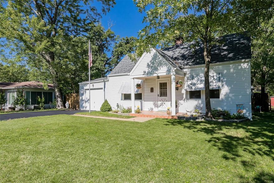 CHARMING BRENTWOOD/ROCK HILL AREA COTTAGE W/1CAR GARAGE & WOOD DECK/GAZEBO, STONE PATIO, ALL OVERLOOKING PRIVATE FENCED BACKYARD ON QUIET STREET NEAR TILLES PARK! HOMEOWNER LOVES HOME..BUT ITS TIME TO MOVE ON---SO MUCH POTENTIAL FOR THE BUYER W/TONS OF CHARM W/ITS' METAL AWNINGS, TILE FRONT PORCH, COZY BACK PATIO/GAZEBO & YARD..HOME HAS SOME NEWER WINDOWS, 3YR ROOF, 6YR HVAC & UPDATED ELECTRIC OFFERS PEACE OF MIND! THE FRONT ENTRY OPENS TO NICE SIZED LIVING RM W/LOTS OF LIGHT & HARDWOOD FLOORS; FLOWS RIGHT INTO THE HUGE KITCHEN/DINING AREA W/GARDEN WINDOW, UPDATED CABINETRY, PENDANT LIGHTS, WALK IN PANTRY W/CUPBOARD, APPLIANCES(ALL STAY) & ENTRY TO NICE YARD, GAZEBO, & PATIO, ENJOY FIRE PIT & BBQ'S HERE! THERE ARE TWO BEDROOMS JUST OFF THE KITCHEN OR COULD BE OFFICE & BEDROOM --ONE OF WHICH HAS 2 LARGE WALK-IN CLOSETS; REMODELED FULL MAIN BATH; THE CLEAN LOWER LEVEL W/RECENTLY SEALED WALLS/FLOORS HAS LAUNDRY (STAYS)& WALK-OUT EXIT FOR EASY ACCESS. WEBSTER DISTRICT TOO! CUTE & CHARMING!
