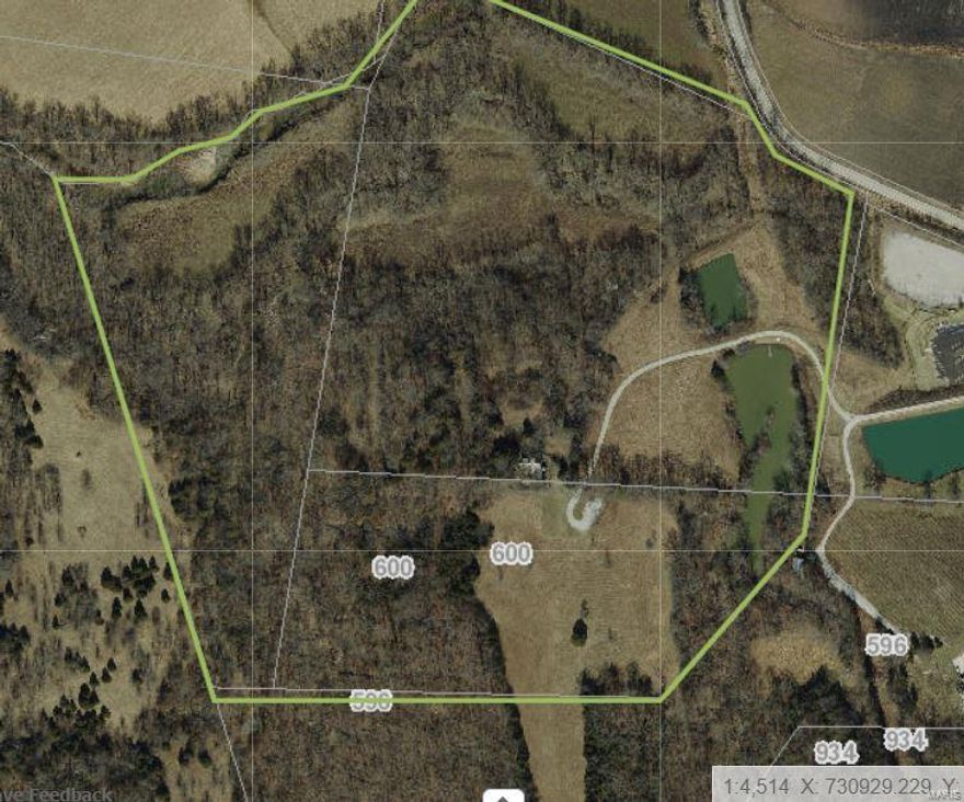 Charming 1.5 story period log cabin. 2 bedroom 2 bath country home with 54+ acres and 2 lakes. 
Locate in beautiful rural Defiance MO.Property acreage totals approx. 54.81+/- as 4 separately taxed parcels. #1-0007-S028-00-0002.0000000 14.25+/- acres, #1-0039-0108-00-0008.1000000 15.88+/- acres, #1-0034-S021-00-0008.1000000 24.14+/- acres and #3-0144-0108-00-0008.1000000 0.54+/- acres.Captivating 1.5 story period log cabin. 2 bedroom 2 bath country home with 50+ acres and 2 lakes. This is an outdoor sportsman's sanctuary. A combination of pasture and woods makes for great hunting, 2 private lakes for great fishing, a cabin with modern amenities and peaceful country privacy. Located in beautiful rural Defiance MO .Close to the Katy Trail, Matson Rd trials and St Charles County Klondike Park. Property acreage totals approx. 54.81+/-