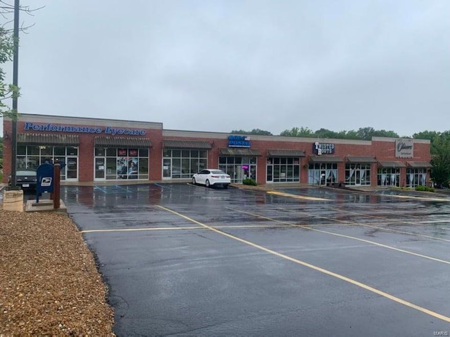 Great I-70 visibility with this 11,700 square foot retail center is located in front of the Cinema 8 Movie Theatre! Location: Hwy/Interstate Frntg, Retail Center, Rural