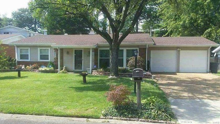 Nicely nestled in an established neighborhood is this open-concept, 3-bedrm, 2-full bath home boasts a generous living space with  updates & is great for one-level living. But let's not get ahead of ourselves. When you pull up to this cutie home you can't help but notice the charming curb appeal. Once in the front door, to your right you'll be stunned by the sun-drenched living rm & dining rm areas. On your left is the spacious master bdrm suite w/ an updated full bath. The back of the home is where most of the entertaining will happen in the large family rm leading to the breakfast rm that faces the modern kitchen's island & all of the custom cabinetry/ great appliances. The hall leads to 2 nicely-sized bdrms & another updated full bath. The garage is attached through the laundry rm. The back yard is where you can relax sipping lemonade under the covered porch while enjoying the lush greenery on the hill and the expansive yard - the sturdy shed is included. HSA home warranty included.