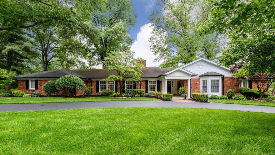 The most exciting and thoroughly renovated ranch in prime Ladue location is now available.  Luxury material and finishes expertly crafted by Terra Nova Construction is sure to please the most discriminating buyers.  The flow of the open floor plan is enhanced by the wall of windows with stunning site lines framing the lush yard and pool.  This home is perfect for entertaining family and friends with wonderful spaces inside and out!  Dream kitchen and baths, as well as beautiful hardwoods and built-ins, are not to be missed. This home is a rare offering in a most desirable location.