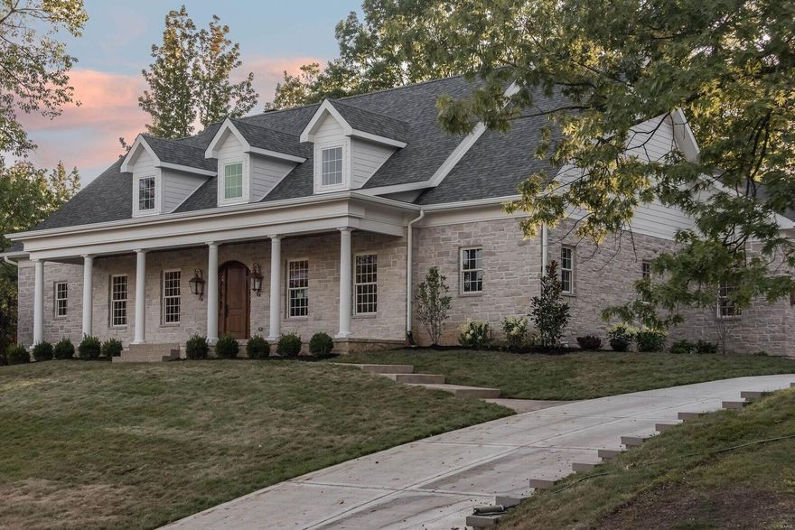 Rare opportunity! Original list price 1,450,000.  NOW, Price below appraisal value.   Spectacular Home!   Masterpiece design with 4300+ square feet of functional living space. Perfect for entertaining and everyday living. Located on a beautiful tree lined street with many other million dollar homes. The design offers a refreshing style with many special features and upgrades you would expect in a high-end home. Beautiful stylish exterior, main floor master with luxurious bath. 10 foot ceilings. Chef's kitchen. Deep pour in the lower level. Custom millwork... the list of special features and upgrades is extensive!  Room for a pool in the backyard.  Ladue School District. Located close to Clayton and airport, Short walk to Stacy Park. DAYS ON MARKET REFLECT BUILD TIME AND BACK ON MARKET DUE TO BUYERS FINANCING ISSUES.