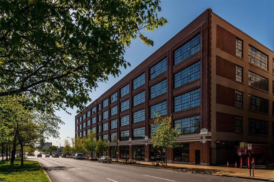 BEST PRICE IN THE BUILDING!!! This spacious loft has almost 1500 square feet of living space and is loaded with upgrades. The blend of rich texture and sophisticated finishes include custom wood floors throughout (including the bedrooms), designer light fixtures, exposed brick, concrete ceilings, original columns, Italian cabinetry, granite countertops, and oversized spa-like bathrooms. The open kitchen and living space, large bedrooms, designated office nook, and stunning north facing windows make the Jamison floor plan easy to live in as well as an ideal space for entertaining. Additionally, West End Lofts is a lifestyle building filled with all of the necessary amenities you desire... a large outdoor pool, high-end fitness center, guest suite, and billiards room all within a pet-friendly building. West End Lofts is located in the vibrant Central West End walking distance to all the restaurants, cafes, BJC Hospital and Cortex District! Condo fee includes everything but electric!! Location: City