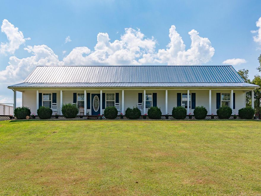 Checkout this perfect piece of heaven located just a mile from Bonne Terre.   Enjoying this 3 bedroom 3 bath beauty on 5.25 +/- acres will be easy.   Open floor plan.  Custom cabinetry, brand new stainless steel appliances, eat in kitchen.   Master Bedroom Suite with walk in closet, his and her sides, Full bath, and exterior access to wrap around covered porch.  Main floor laundry/Mud room.   400 amp service. 2 car 24 x 30 attached garage with oversized doors for big trucks and vans.  Extremely large detached 30 x 48 with loft, fully insulated, furnace and running water. Paved driveway.  Private and gated river access to homeowners on Riversbend South.   MOTIVATED SELLER so call to fall in love today.