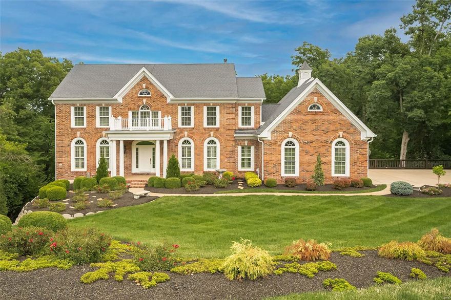 Located in the desirable neighborhood of Kingspointe, this incredibly well maintained 5 bed 5 bath 2 Story situated on 1.2 acres is a sight to see. An inviting center floor plan with T-staircase, hardwood floors, newer windows, plantation shutters, built-in bookcases and main floor laundry. The 1st floor provides frml sitting & dining rooms, den & beautiful great room featuring a gas fireplace. Custom cabinets, granite, large island & workstation are featured in the gourmet kitchen with Viking, Sub Zero & Bosch appliances. The Master suite highlights hardwood flooring, coffered ceiling, gas fireplace, walk-in closet, updated bath w/soaking tub, shower w/ seat & DBL bowl vanity. The walk-out LL presents a wet bar, birch paneled billiard room, overhead projector, stone gas fireplace, full bath, cedar closet, bedroom and screened in porch. More qualities include 3 car finished garage, central vac, Hardi siding, sprinkler & security systems ,Rockwood Schools and so much more.